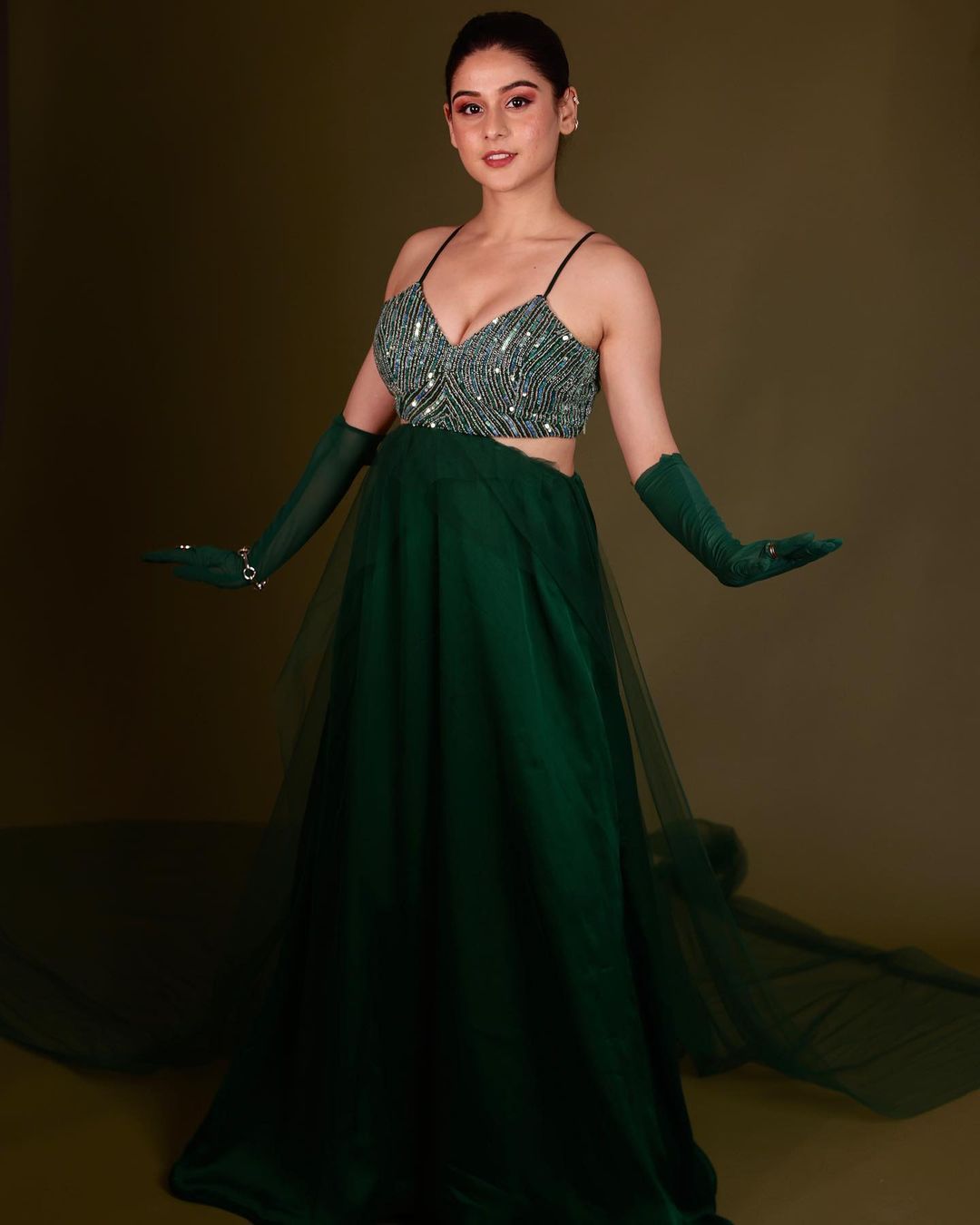 Green gown