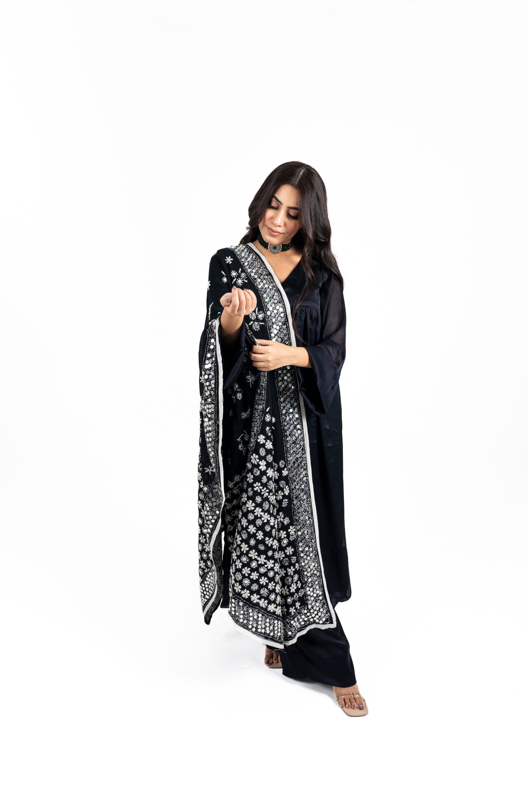 Black Anarkali Suit