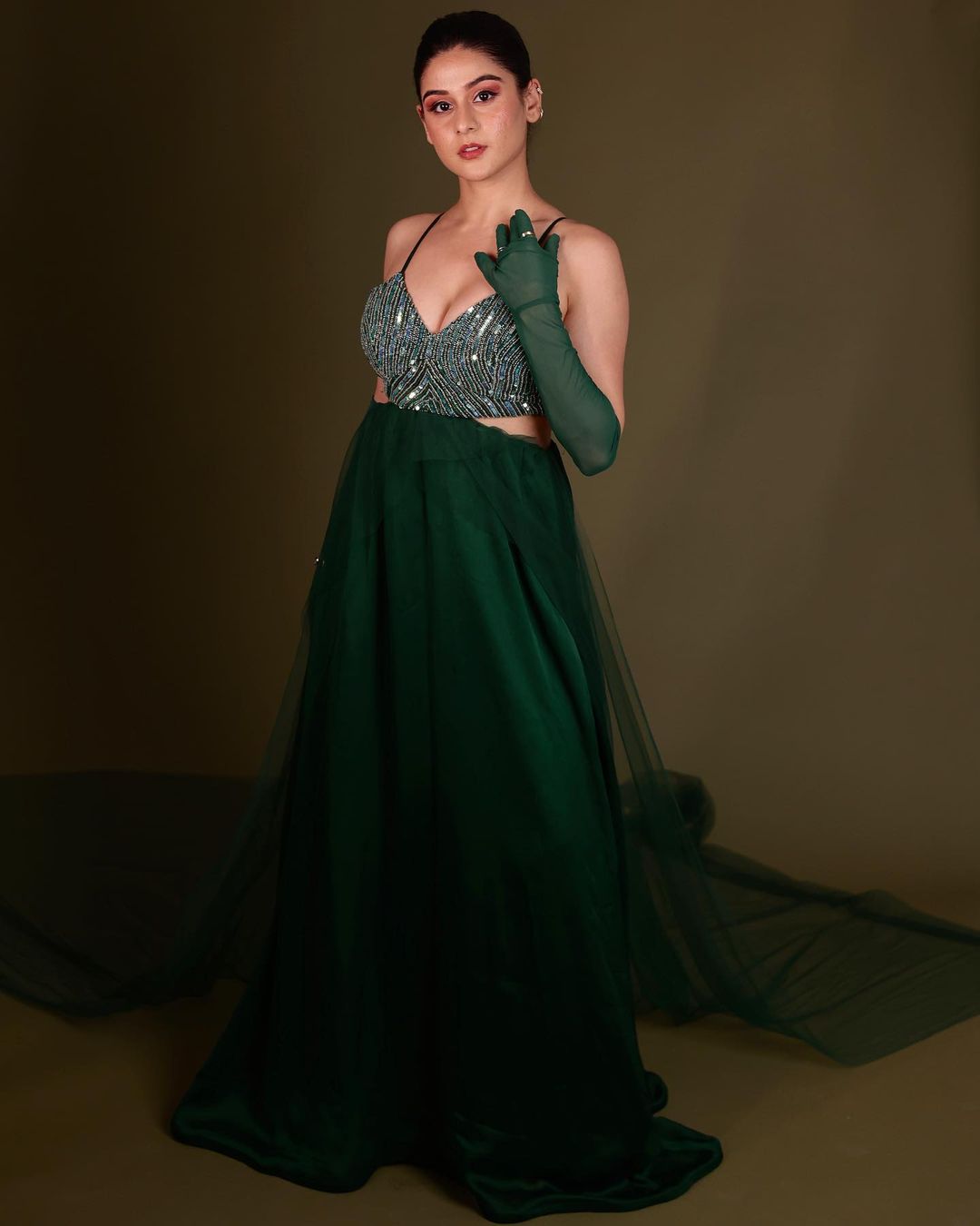 Green gown